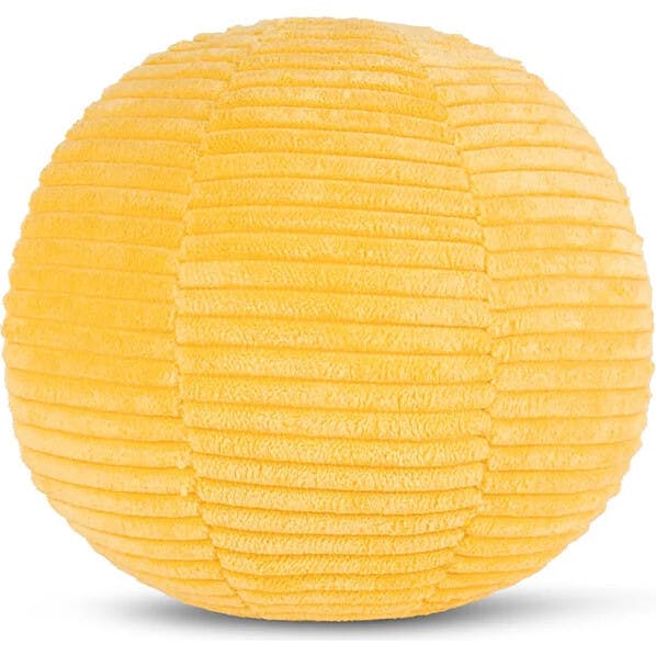 Plush Smiley Corduroy Yellow 5"