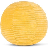 Plush Smiley Corduroy Yellow 5"