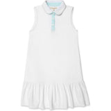 Sleeveless Play Polo Dress in Pastel Trim