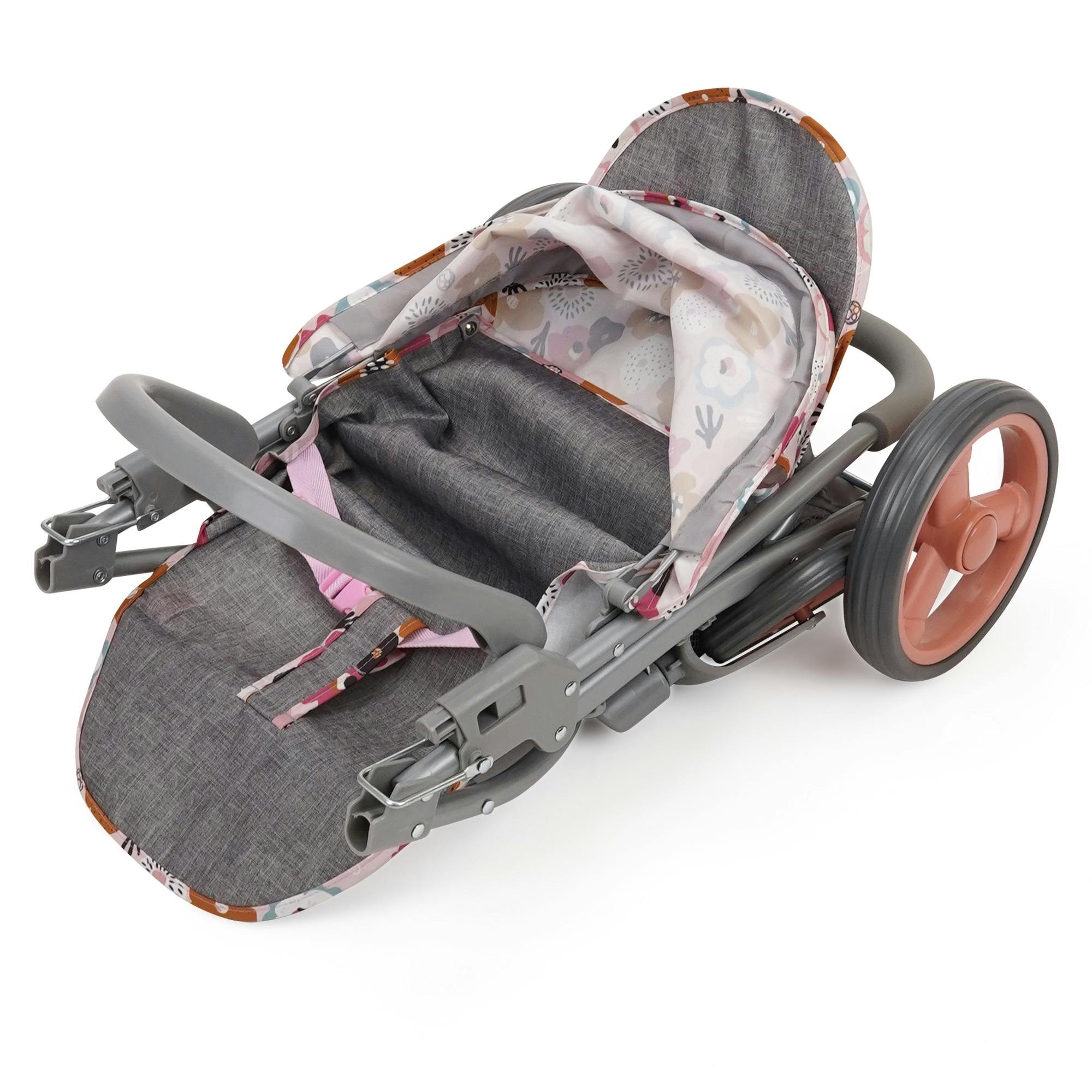 Melange Flora: Doll Stroller - Duo Twin