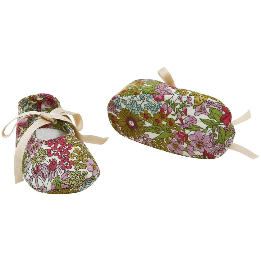 Little Royals Booties - Liberty Oeillet (carnation)