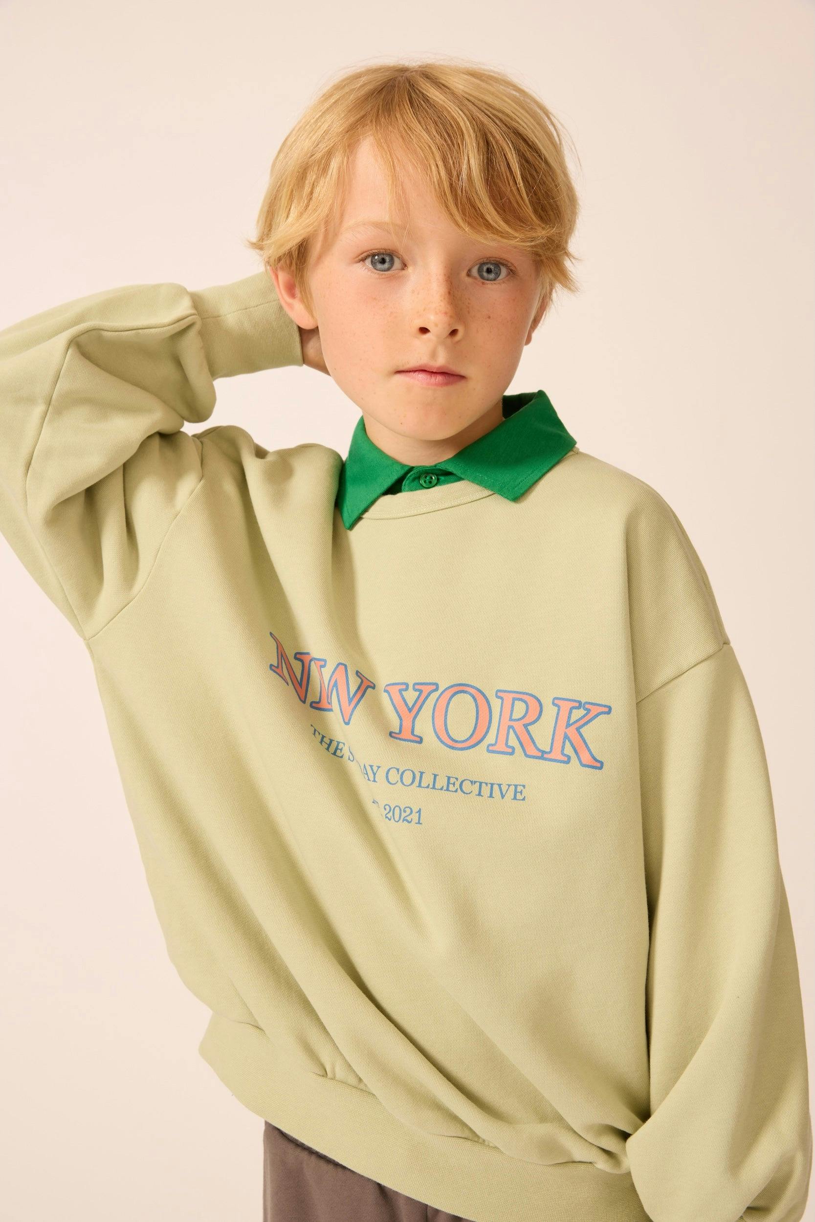 Organic Weekend Sweatshirt in Sonnet Sage