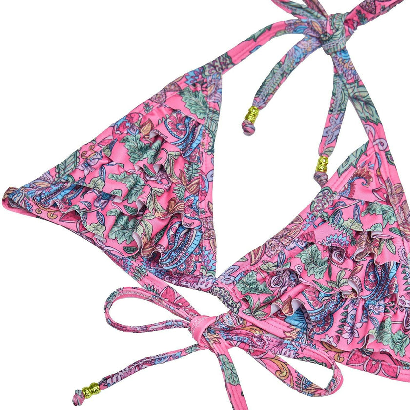 Girls Frill Bikini Set – Triangle Top & Frill Detail (Liberty)