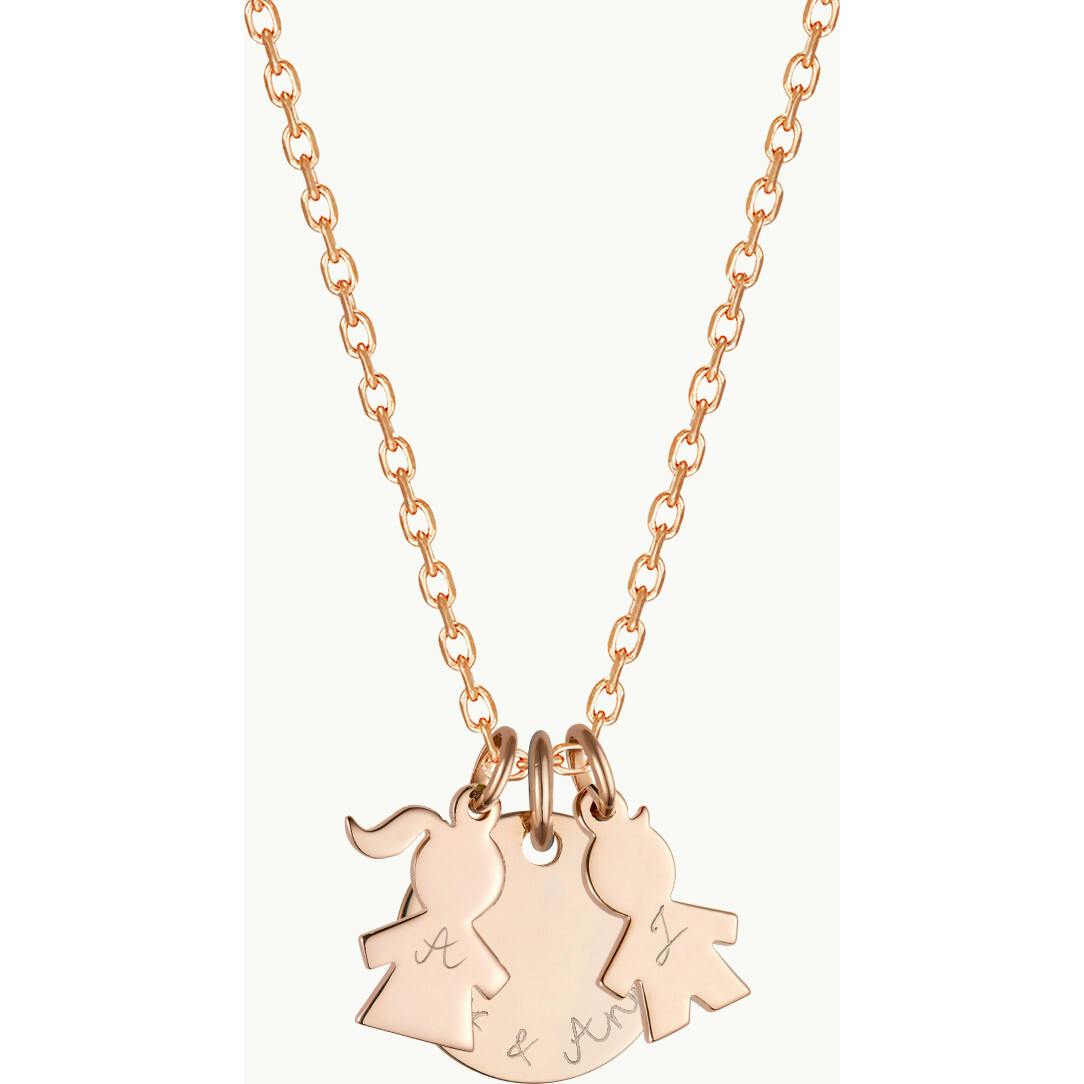 Personalized Mummy Necklace 18k Rose Gold Plated