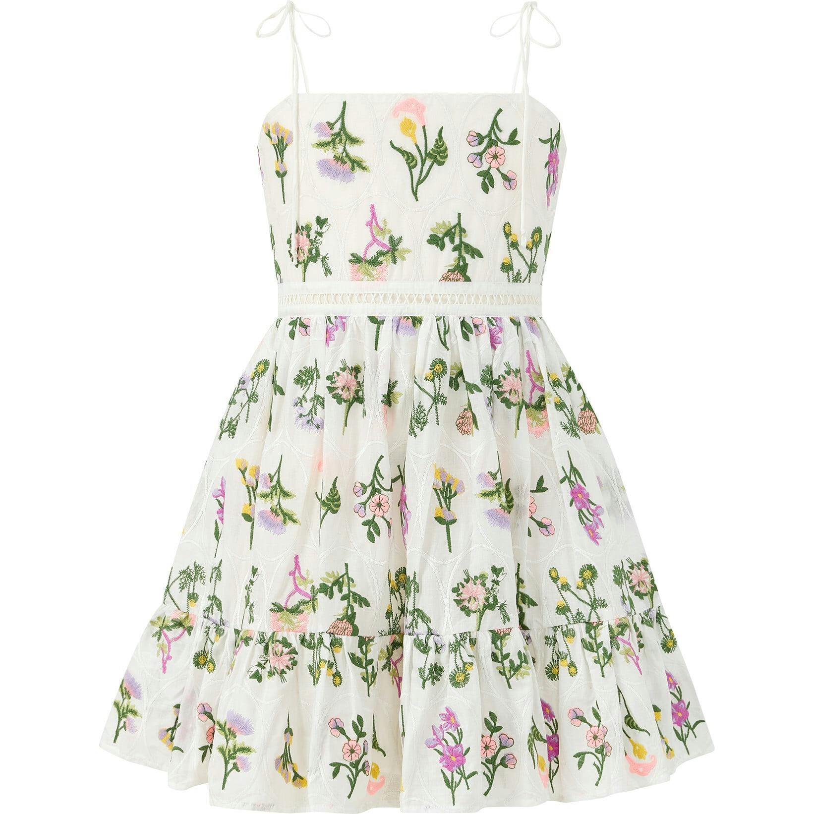 Emely Embroidered Mini Dress