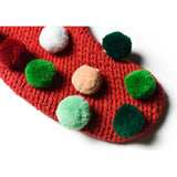 Christmas in the Village Pom Pom Stocking
