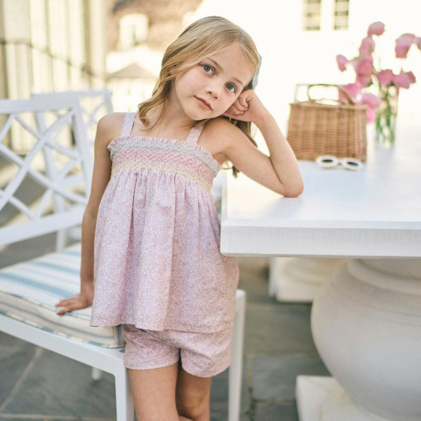 Rosie Girls Set in Scattered Blooms