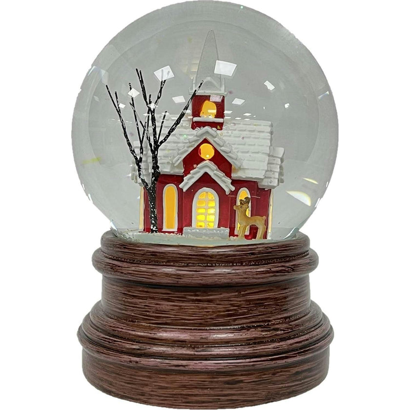 Ashfield & Harkness Sanctuary Church Decorative Snow Globe