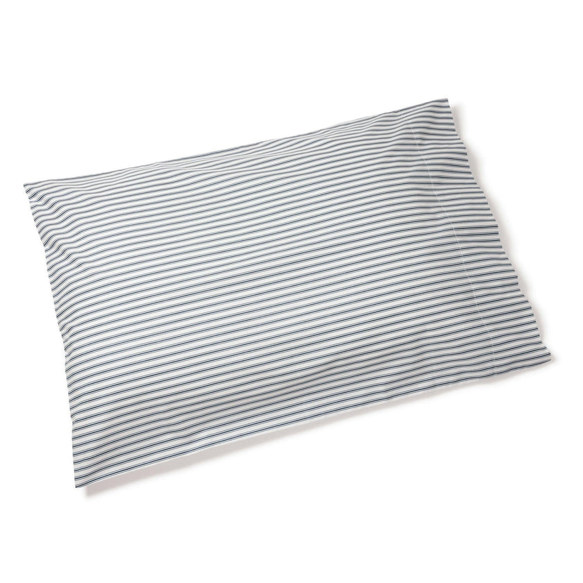 Luxe Premium Cotton Navy French Ticking Bed Sheets