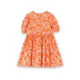 Girls Dress with Puff Sleeves