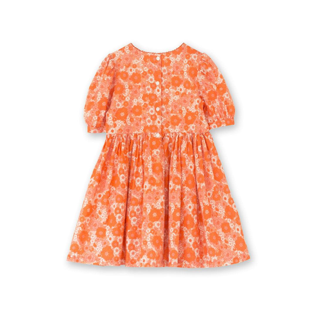 Girls Dress with Puff Sleeves