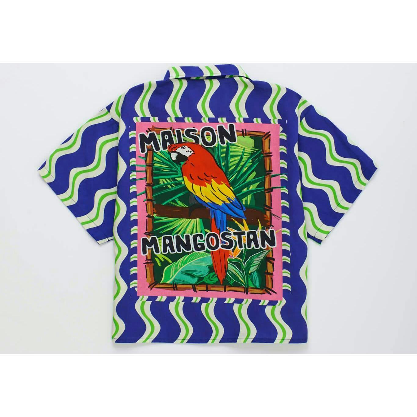 LOROS WAVY SHIRT BLUE