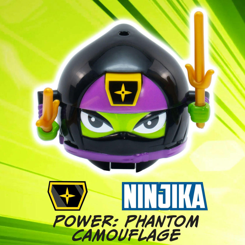 Battle Ballz: Training Pack - Ninjika - Weapon Wielding Toy Ninja