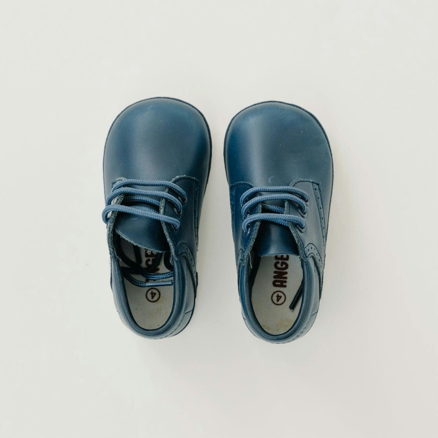 James Waxed Leather Lace Up Shoe (Baby)