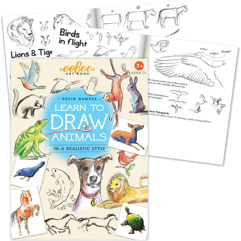 Art Book 3 - Learn to Draw Animals with Kevin Hawkes