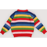 Canela Jumper Tulip Red Multicolor Stripes