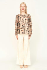 Dakota Blouse, Brown