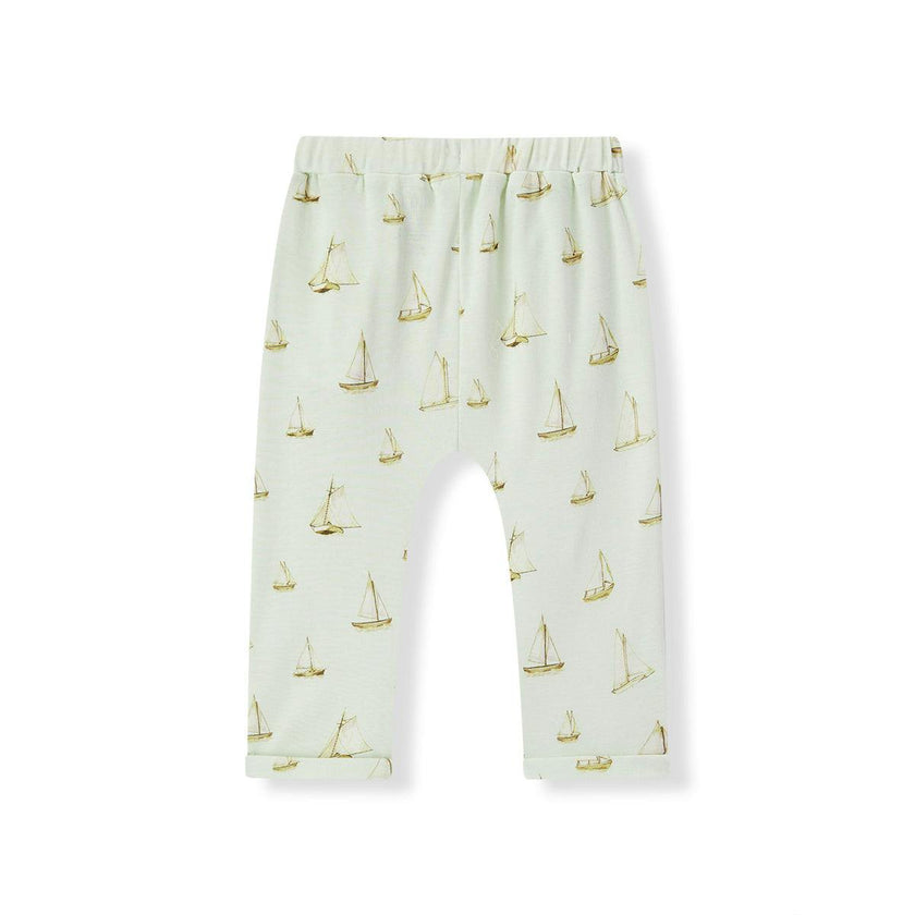 Sailboat Melody Organic Cotton Jogger Pants