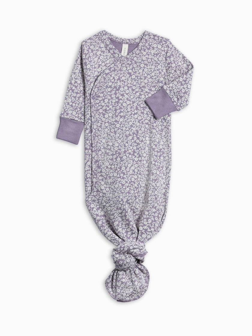 Organic Infant Winter Gown Set