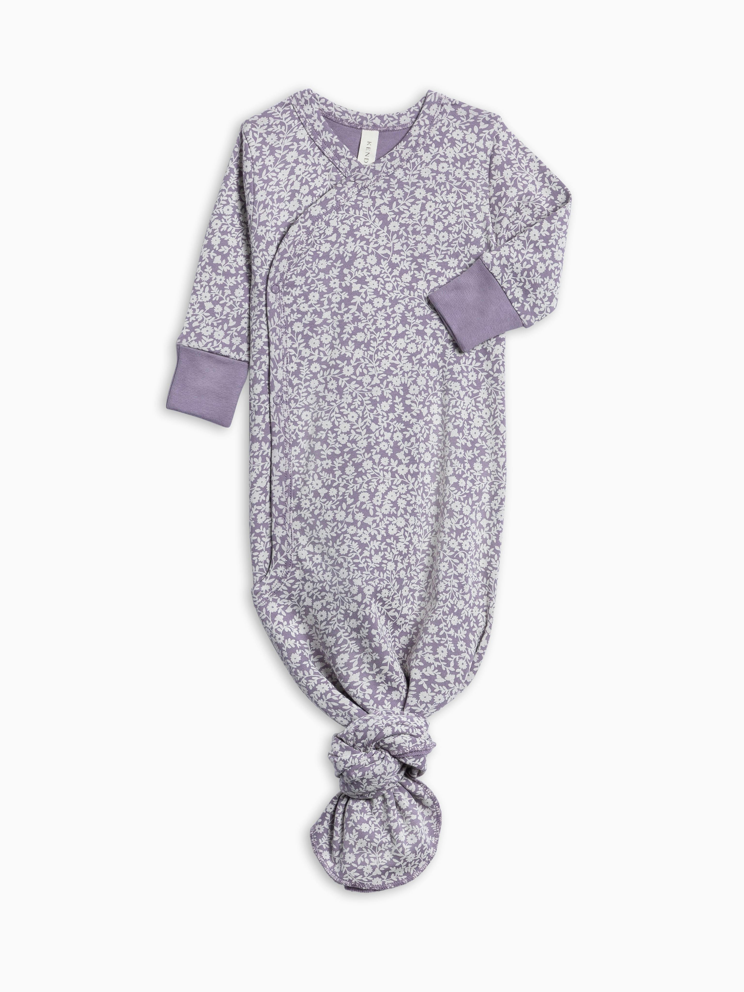Organic Infant Winter Gown Set