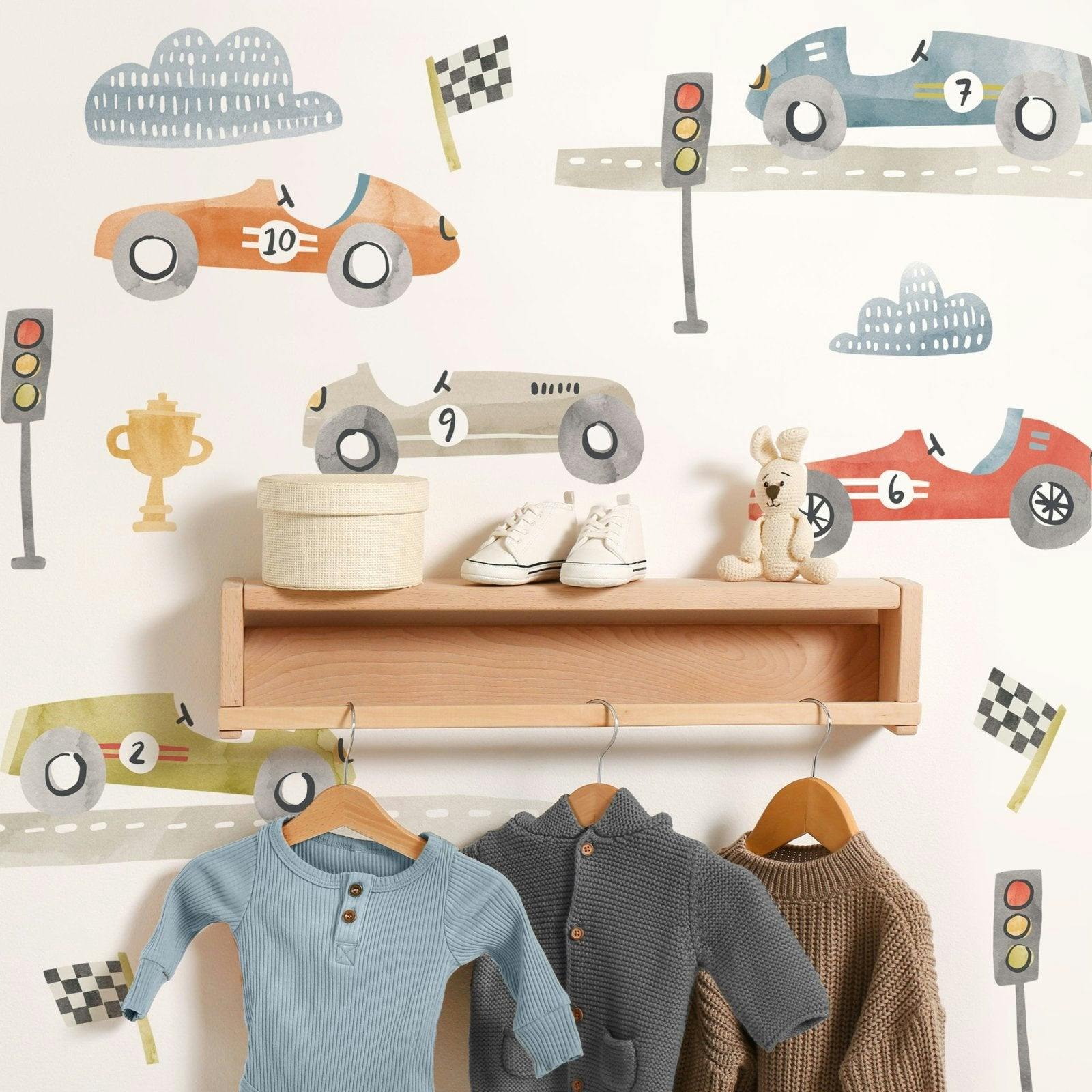 Hot Rod Kit • Small • Peel-and-Stick Wall Decals