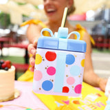Packed Party Be A Gift Sipper; Reusable Plastic Happy Birthday Present Novelty Tumbler Cup With Straw for Men and Women; Great for Boys Girls and Adults