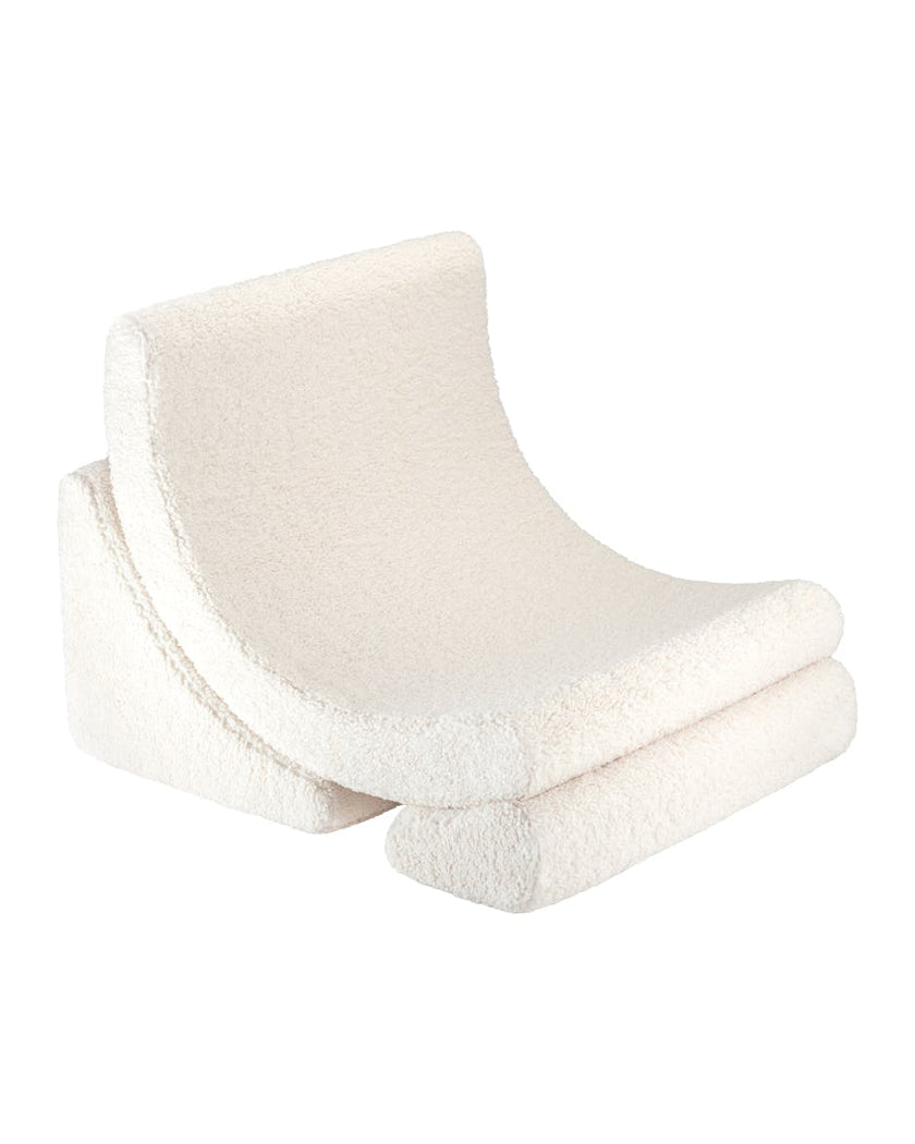Cream White Moon Chair