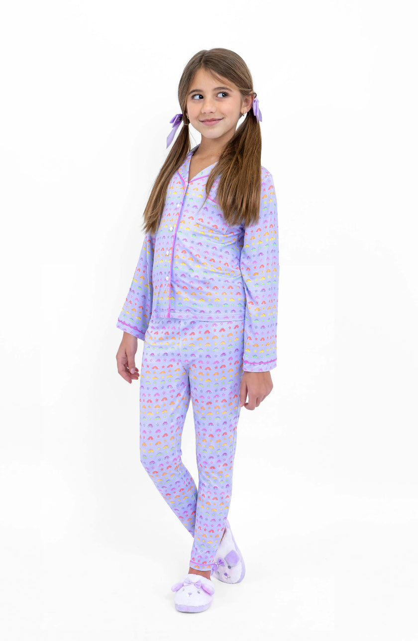 Dreamy Skies Long Sleeve Jersey Pajama Pant Set