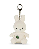 Keychain Four Leaf Clover Offwhite 4"