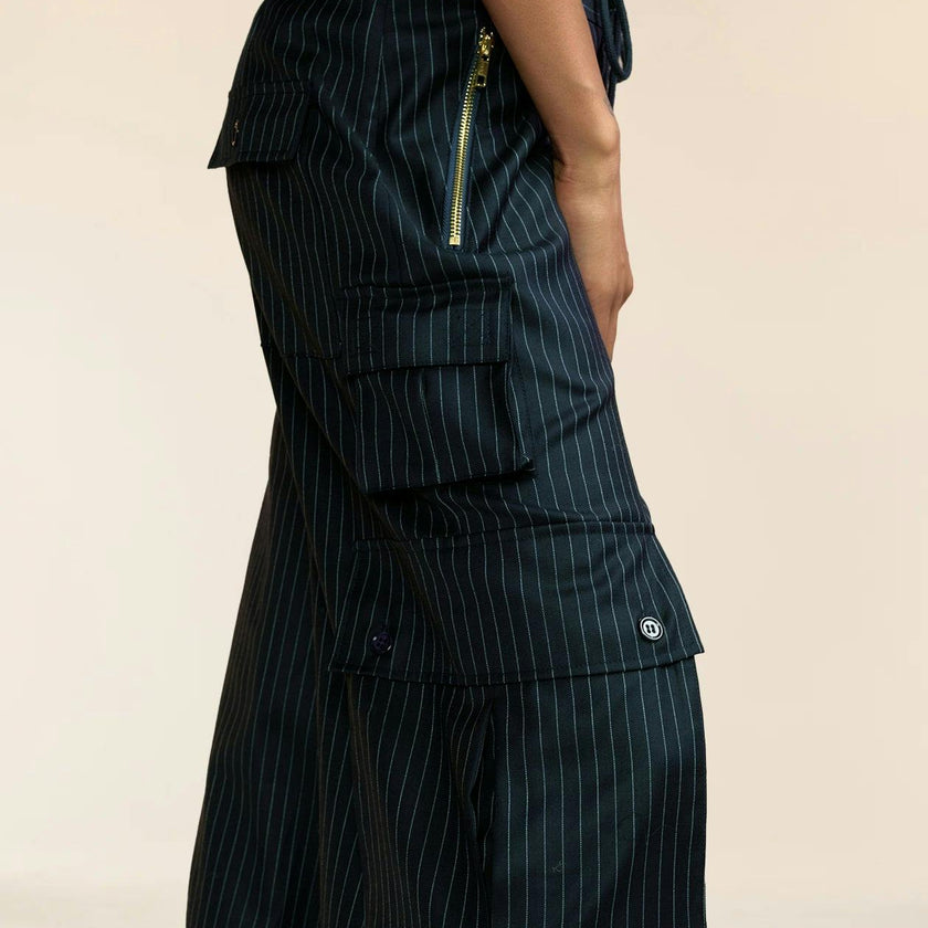 Pinstripe Cargo Pants
