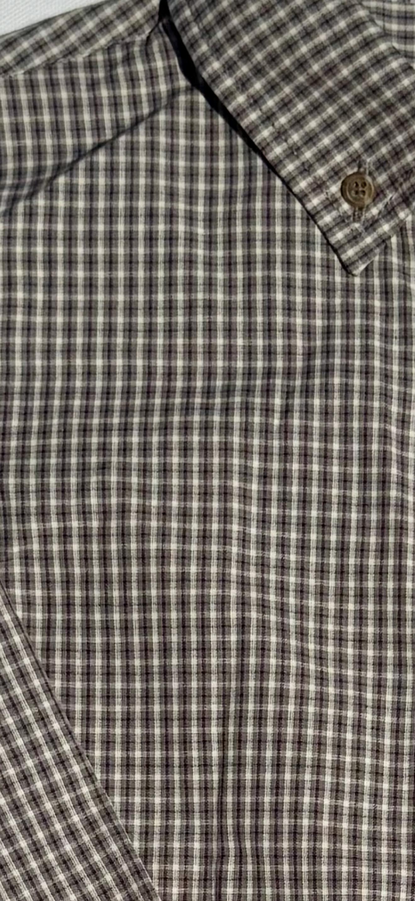 Pierfront Buttondown - Ironwood Check
