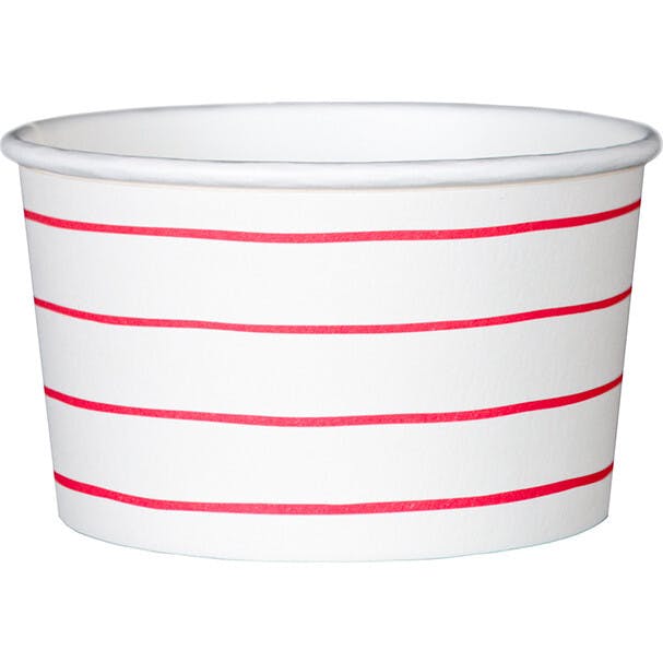 Candy Apple Frenchie Striped Treat Cups