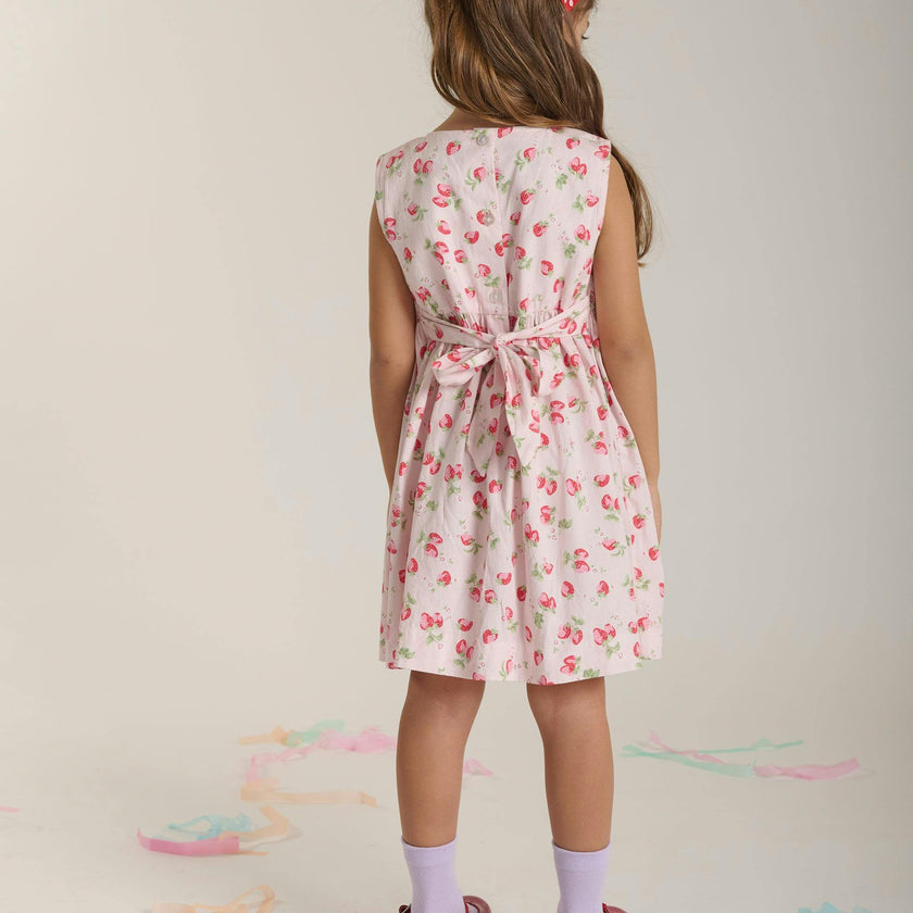 Hand-Smocked Girls Dress - Fayla