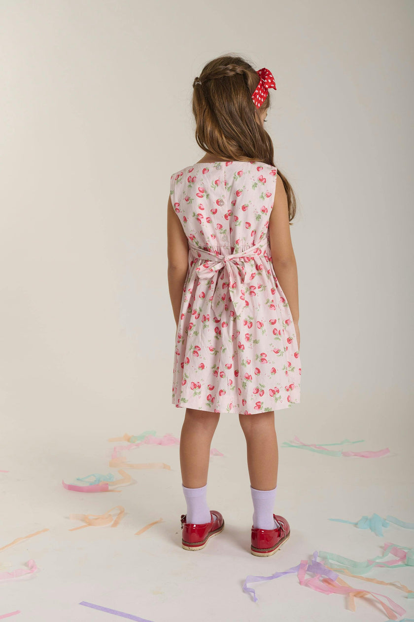 Hand-Smocked Girls Dress - Fayla