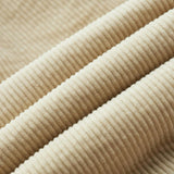 Beige Corduroy Pocket Pants