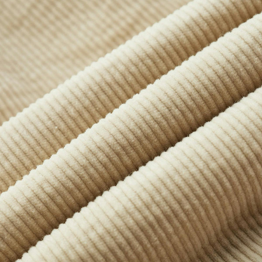 Beige Corduroy Pocket Pants