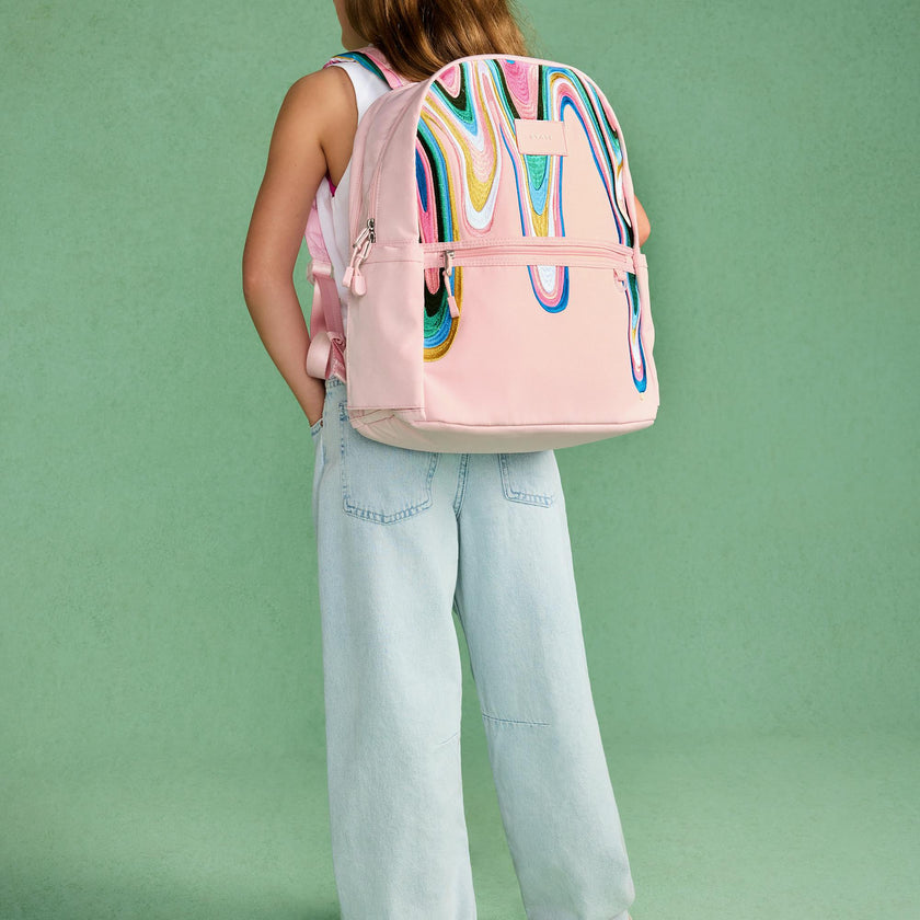 Kane Double Pocket Backpack, Paint Wave
