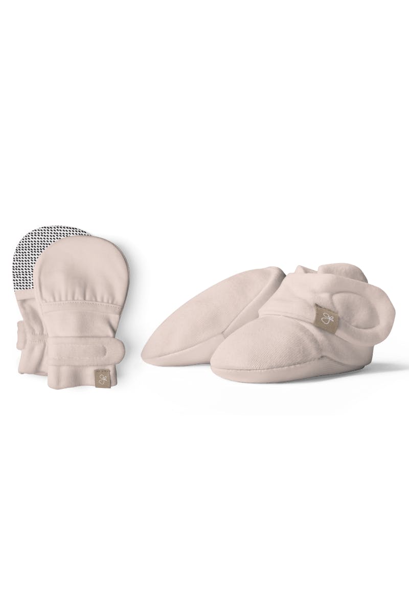 STAY ON MITTS + BOOTS SET | ROSE