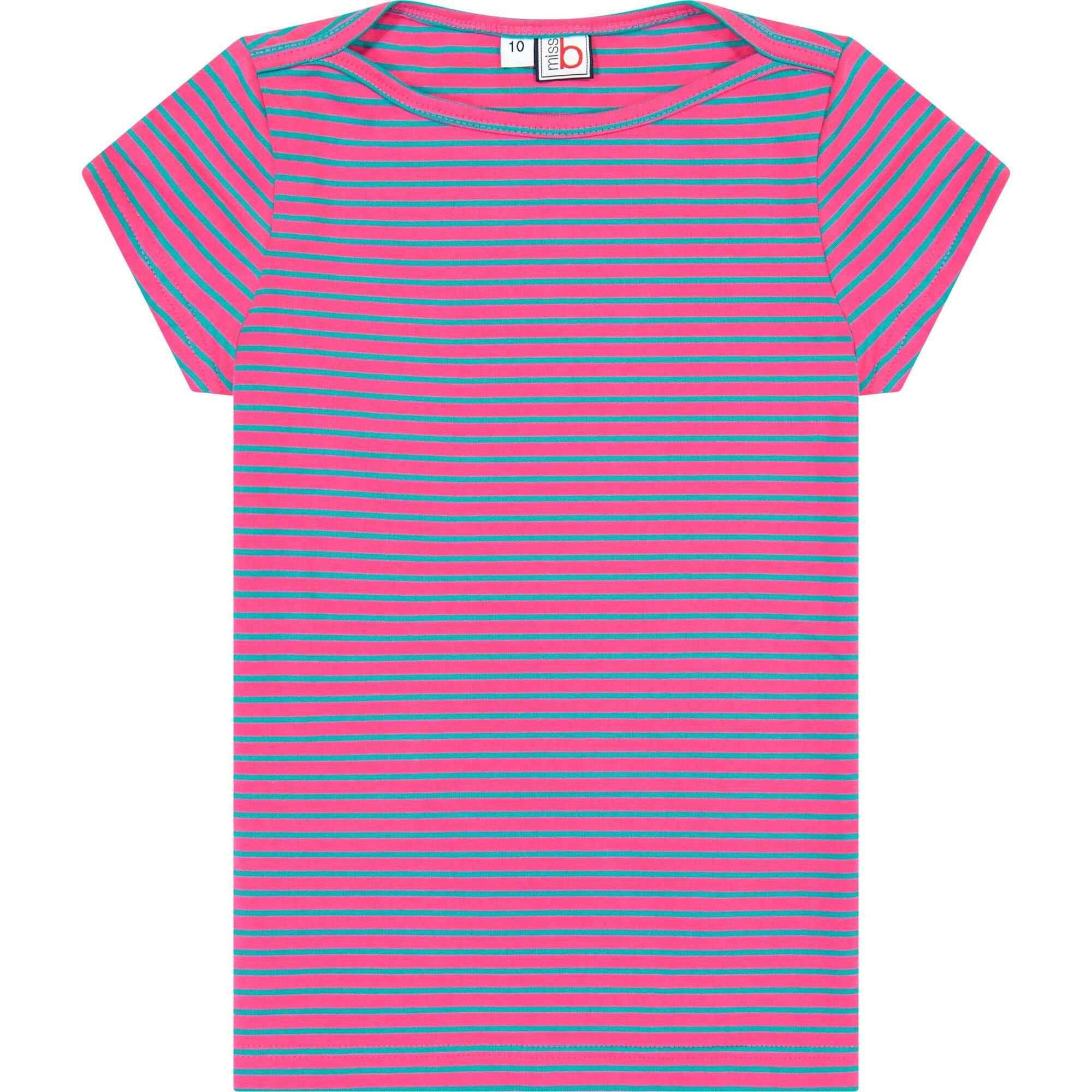 Nina Cap Sleeve Bateau Tee, Stripes