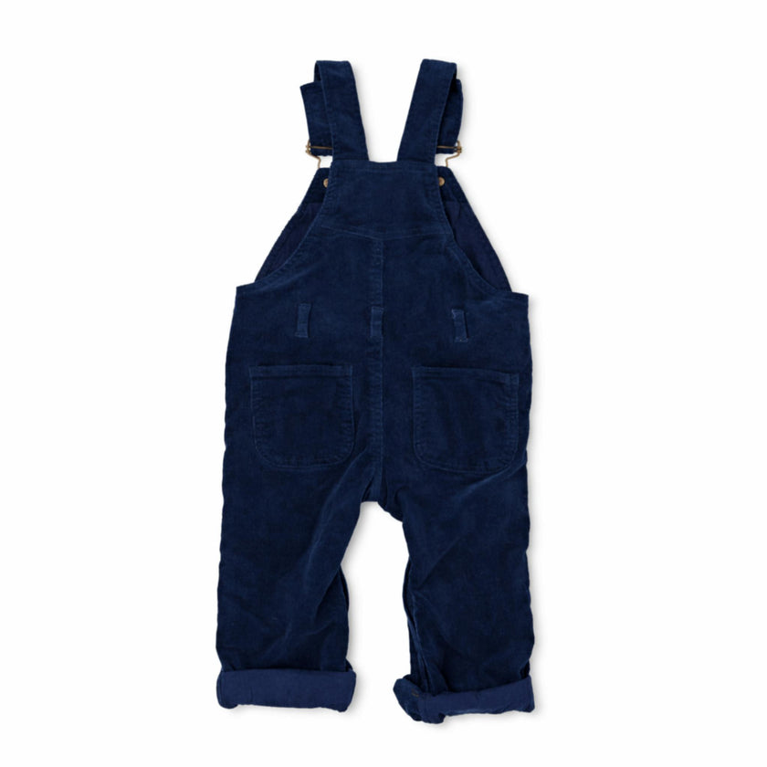 Navy Corduroy Overalls
