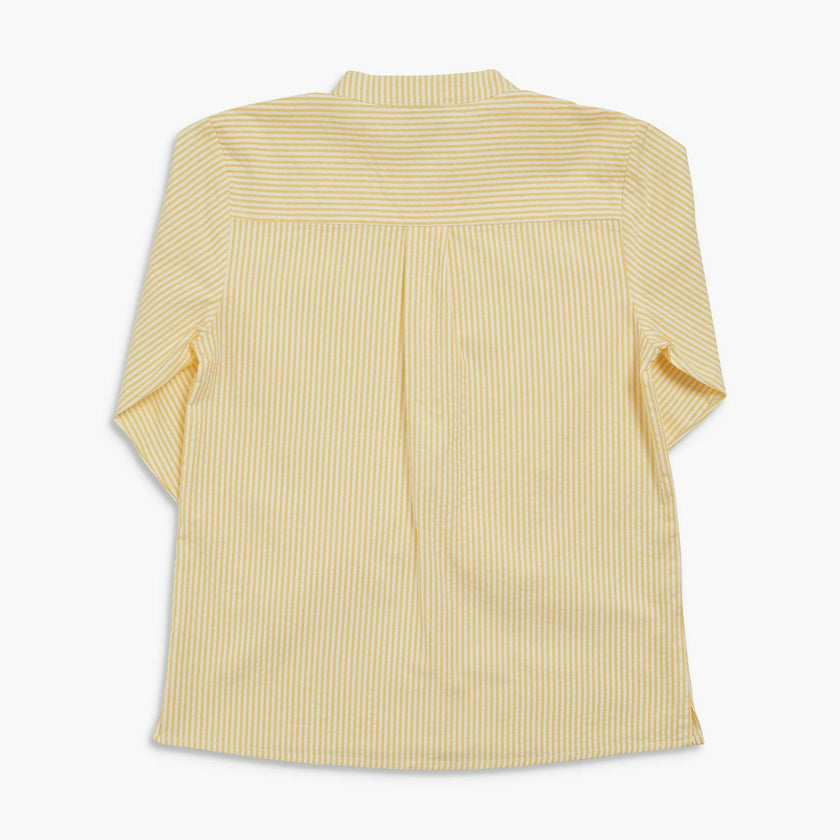 Pereprine Shirt Yellow Seersucker