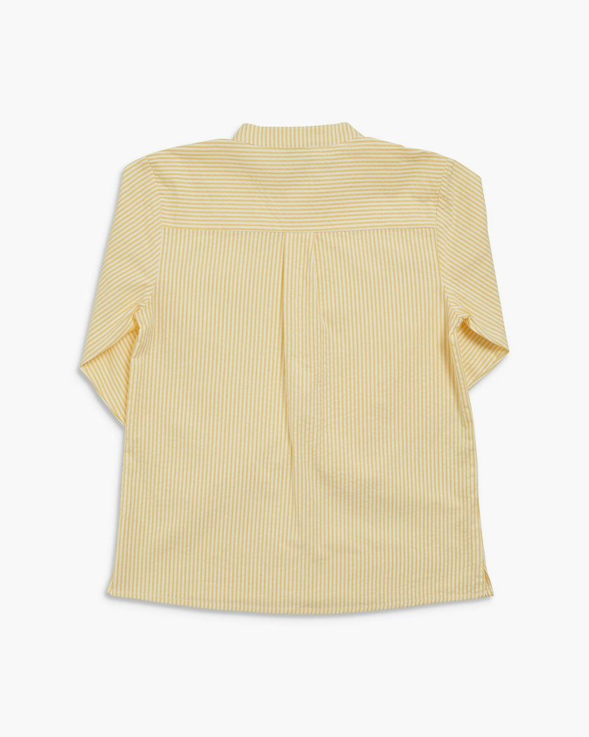 Pereprine Shirt Yellow Seersucker