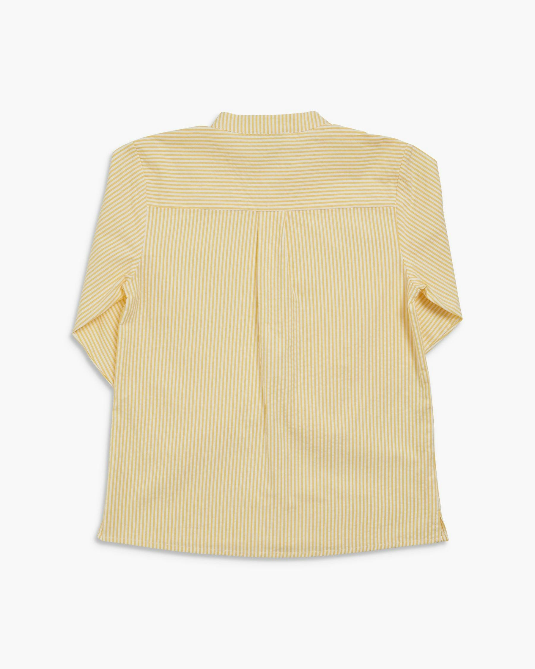 Pereprine Shirt Yellow Seersucker