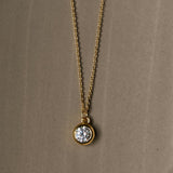Dainty Bezel Necklace