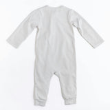 Pima Embroidered Footless Sleeper in Blue Boat
