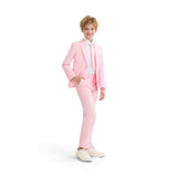 Pink Four-Piece Tailored Suit Set