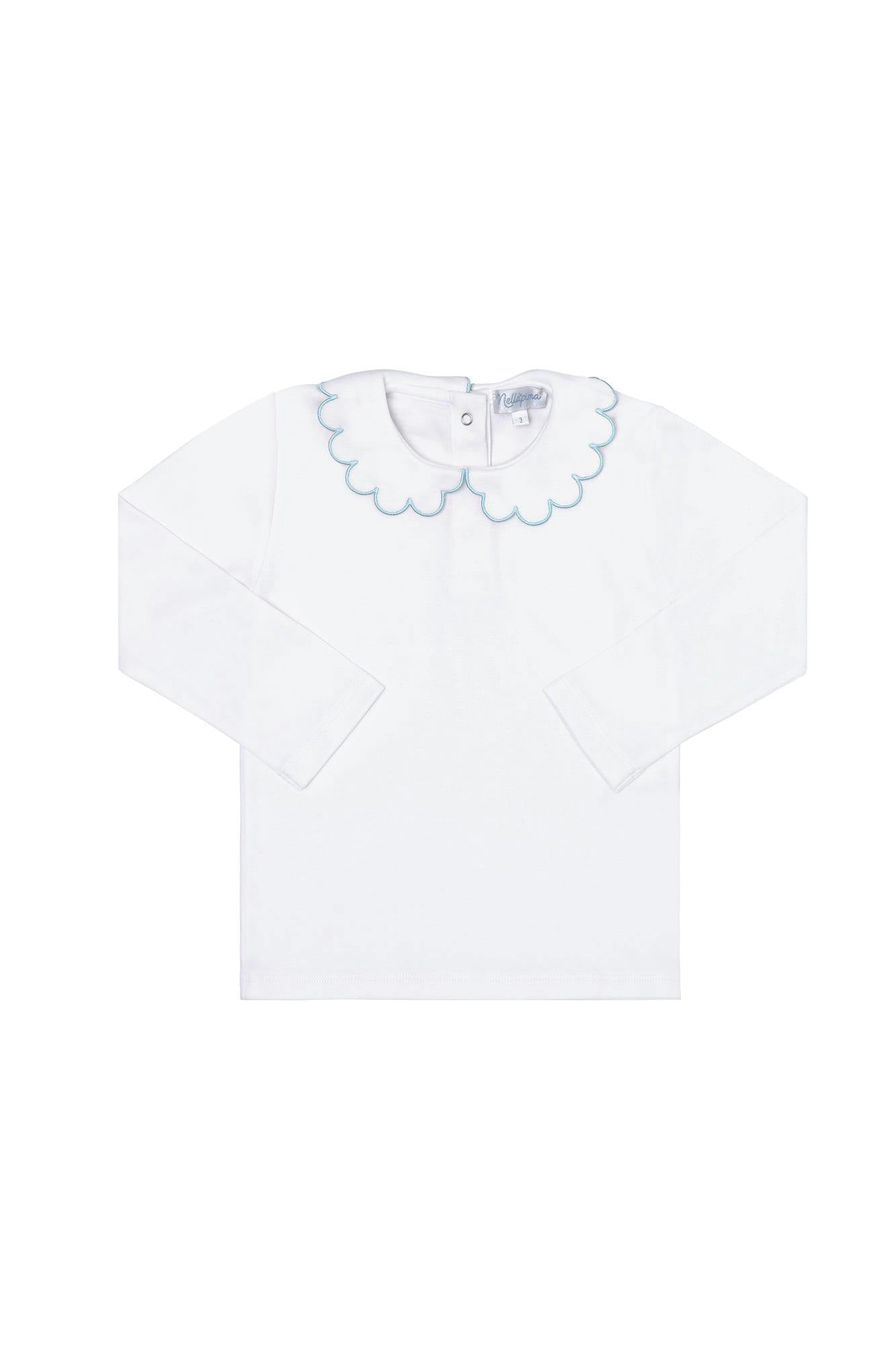 Nella Scallops Long Sleeve Tee