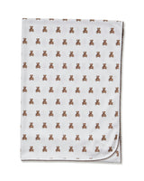 Pima Baby Blanket in Teddy Tales