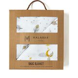 Organic Muslin Four-Layer Reversible Snug Blanket