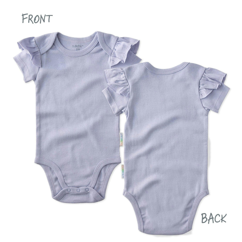 RORY 5-Pack Short Sleeve Ruffle Bodysuits